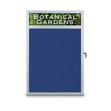 United Visual Products Open Faced Traditional Corkboard, 60x48" UV644A-WHITE-KEYLIME